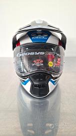 KABUTO GEOSYS GT MIPS BLOCK WHITE BLUE RED TAGLIA 