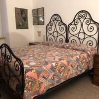 Letto in ferro battuto artigianale matrimoniale
