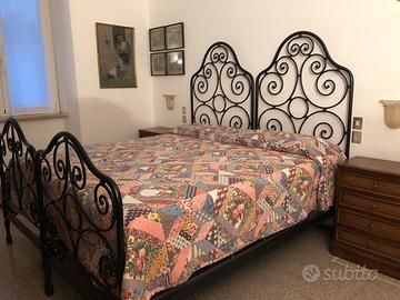 Letto in ferro battuto artigianale matrimoniale