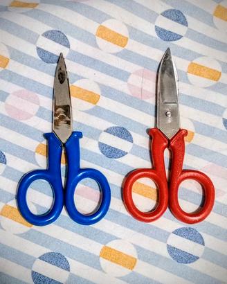 Forbici da elettricista USAG 270 A con lame dritte