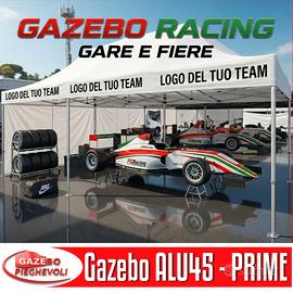 Gazebo 6x3 professionale personalizzabile IGNIFUGO