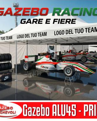 Gazebo 6x3 professionale personalizzabile IGNIFUGO