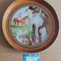 Vassoio Rabarbaro Zucca in metallo, da collezione