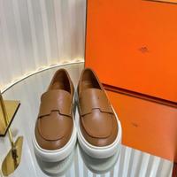 Mocassini Hermès in pelle di vacchetta