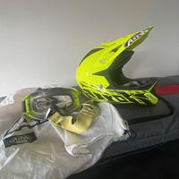 Casco Mtb DH Airoh Fighters Trace Yellow Gloss