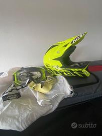 Casco Mtb DH Airoh Fighters Trace Yellow Gloss