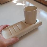 Porta sapone e porta spazzolini