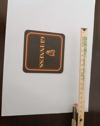 sottobicchiere Guinnes originale anni 80 