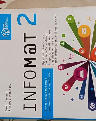 "infomat 2" libro di informatica per liceii.