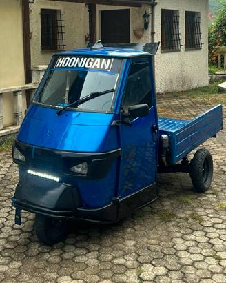 Ape 50 blu metallizzato 