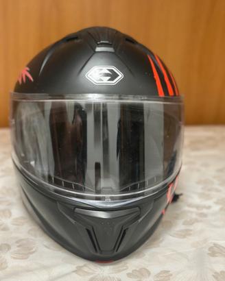 HYP casco modulare HP6.15 nero opaco taglia L