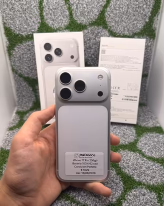 IPhone 17 Pro 256gb  - 🔋100% 62 cicli PERFETTO