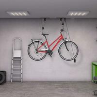 Supporto per sollevamento bicicletta a soffitto