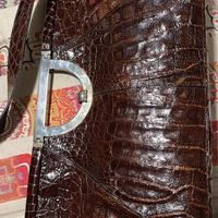 Borsa in vero coccodrillo anni 60