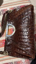 Borsa in vero coccodrillo anni 60