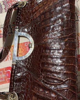Borsa in vero coccodrillo anni 60