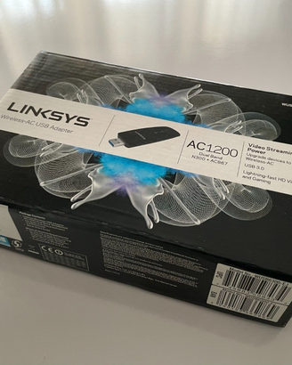 Linksys AC1200 WiFi 5 USB Adapter Dual-Band