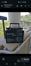 9 Batterie al piombo ricaricabili 40 AH 12 volt