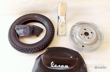 Set Ruota di Scorta Vespa 50 N L anni 60 Farotondo