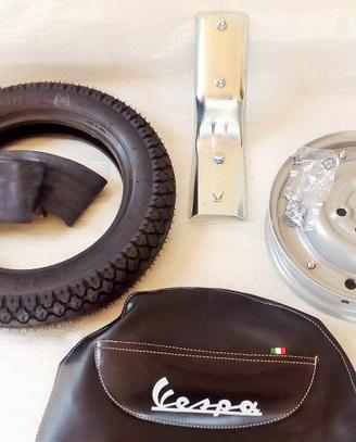 Set Ruota di Scorta Vespa 50 N L anni 60 Farotondo