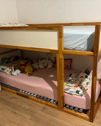 Letto a castello Ikea Kura per bambini