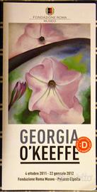 137 - DEPLIANT MOSTRA GEORGIA O'KEEFFE, ROMA (A)