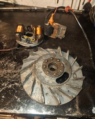 volano con bobina e magnete vespa special 50