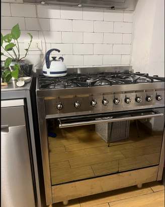 SMEG CUCINA PROFESSIONALE 90 CM 6 FUOCHI INOX