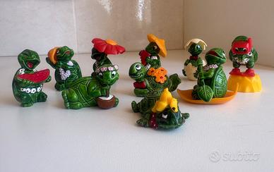 Serie completa tartarughe, sorprese ovetti  Kinder