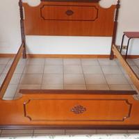 sponde in legno e testata letto matrimoniale 