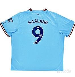 Erling Haaland firma maglia M. City Coa Beckett 