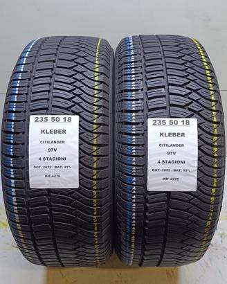 2 GOMME 235 50 18 KLEBER 4 STAGIONI RIF4270