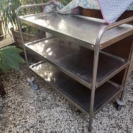 carrello in acciaio professionale