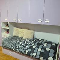 Letto singolo con secondo letto estraibile 