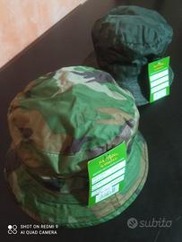 Cappello Verde o Mimetico o con visiera pile