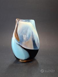 Vaso vintage in vetro soffiato Mdina Glass Malta