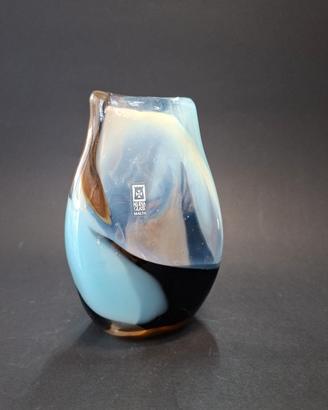 Vaso vintage in vetro soffiato Mdina Glass Malta