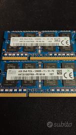 memoria ram per pc, ddr3, PC3L, 8gbyte  SKhynix