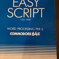 SOFTWARE EASY SCRIPT COMMODORE 64