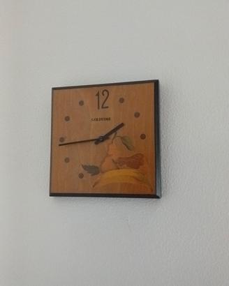Orologio da parete legno GOLDTIME frutta