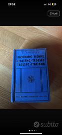 Dizionario Tecnico Italiano Tedesco 1940