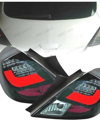 FANALI OPEL CORSA D 06-14 A LED NERO AFFUMICATO