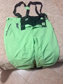 Pantaloni a salopette da sci/snowboard taglia 58