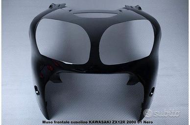 Muso frontale cupolino KAWASAKI ZX12R 2000 01 Nero