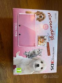 Nintendo 3ds rosa con scatola