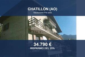 Immobile in asta di 34 m² con box auto a Chatillon