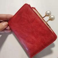 Portafogli borsellino portacarte rosso nuovo