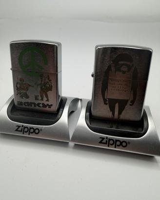 Zippo banksy anni 2019 e 2022