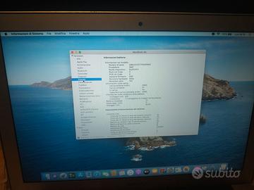 MacBook Air 13" 2012 4gb RAM SSD 256 Gb.