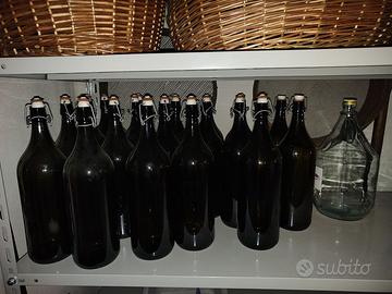20 bottiglioni in vetro da 2 litri
